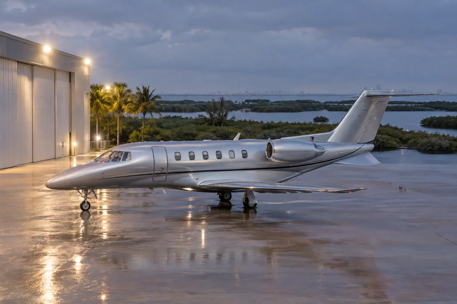 Ramp at Miami-Opa Locka Executive Airport