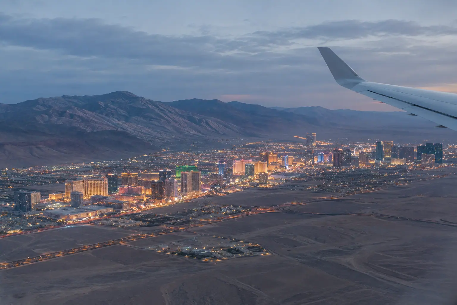 Las Vegas from the air